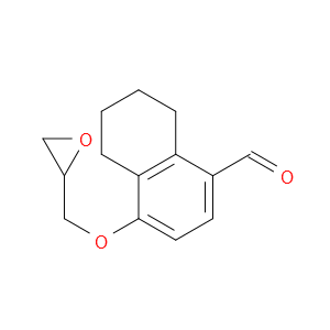 5,6,7,8-Tetrahydro-4-(2-oxiranylmethoxy)-1-naphthalenecarboxaldehyde