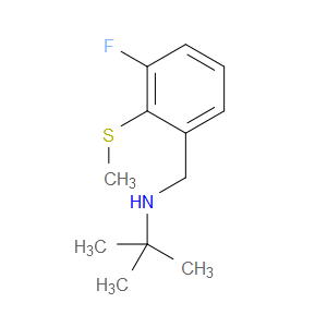 N-(1,1-Dimethylethyl)-3-fluoro-2-(methylthio)benzenemethanamine