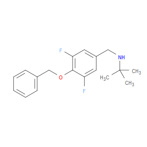 N-(1,1-Dimethylethyl)-3,5-difluoro-4-(phenylmethoxy)benzenemethanamine