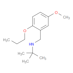N-(1,1-Dimethylethyl)-5-methoxy-2-propoxybenzenemethanamine