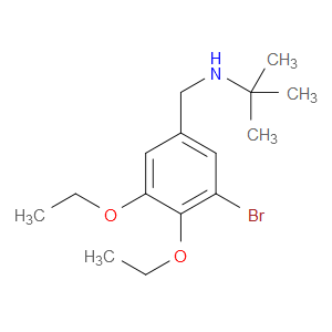 3-Bromo-N-(1,1-dimethylethyl)-4,5-diethoxybenzenemethanamine
