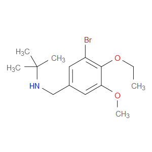 3-Bromo-N-(1,1-dimethylethyl)-4-ethoxy-5-methoxybenzenemethanamine