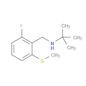 N-(1,1-Dimethylethyl)-2-fluoro-6-(methylthio)benzenemethanamine