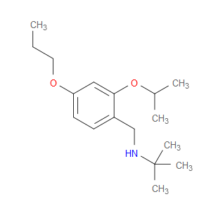 N-(1,1-Dimethylethyl)-2-(1-methylethoxy)-4-propoxybenzenemethanamine