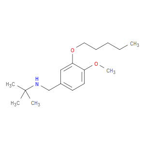 N-(1,1-Dimethylethyl)-4-methoxy-3-(pentyloxy)benzenemethanamine