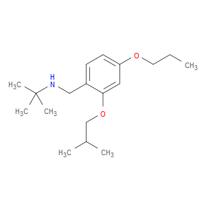 N-(1,1-Dimethylethyl)-2-(2-methylpropoxy)-4-propoxybenzenemethanamine