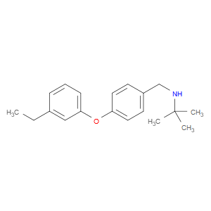 N-(1,1-Dimethylethyl)-4-(3-ethylphenoxy)benzenemethanamine