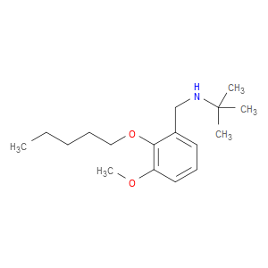 N-(1,1-Dimethylethyl)-3-methoxy-2-(pentyloxy)benzenemethanamine