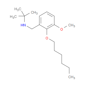 N-(1,1-Dimethylethyl)-2-(hexyloxy)-3-methoxybenzenemethanamine
