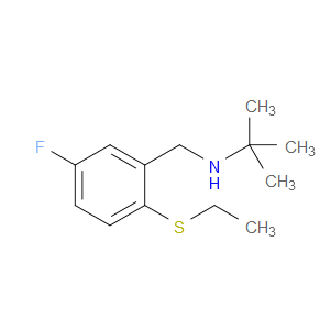 N-(1,1-Dimethylethyl)-2-(ethylthio)-5-fluorobenzenemethanamine