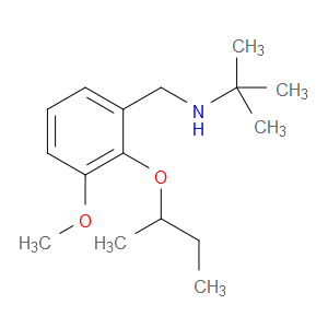 N-(1,1-Dimethylethyl)-3-methoxy-2-(1-methylpropoxy)benzenemethanamine
