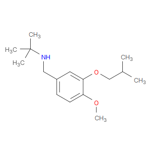 N-(1,1-Dimethylethyl)-4-methoxy-3-(2-methylpropoxy)benzenemethanamine