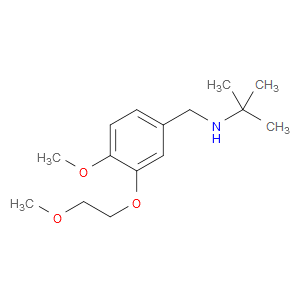 N-(1,1-Dimethylethyl)-4-methoxy-3-(2-methoxyethoxy)benzenemethanamine