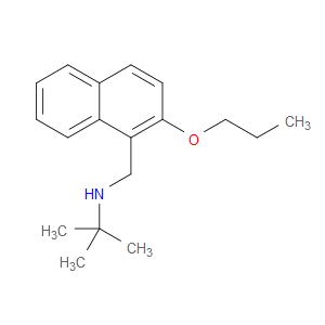 N-(1,1-Dimethylethyl)-2-propoxy-1-naphthalenemethanamine