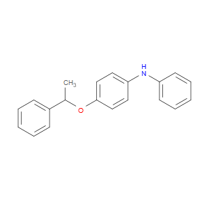 N-Phenyl-4-(1-phenylethoxy)benzenamine