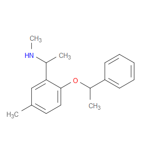 N,α,5-Trimethyl-2-(1-phenylethoxy)benzenemethanamine