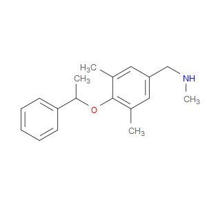 N,3,5-Trimethyl-4-(1-phenylethoxy)benzenemethanamine