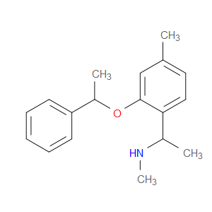 N,α,4-Trimethyl-2-(1-phenylethoxy)benzenemethanamine