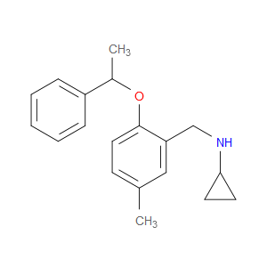 N-Cyclopropyl-5-methyl-2-(1-phenylethoxy)benzenemethanamine