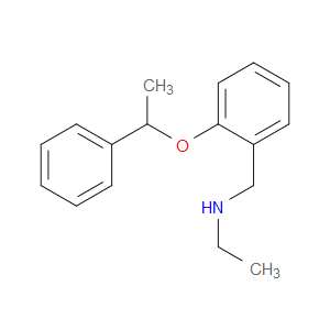N-Ethyl-2-(1-phenylethoxy)benzenemethanamine