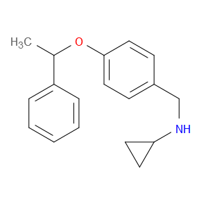 N-Cyclopropyl-4-(1-phenylethoxy)benzenemethanamine