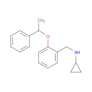 N-Cyclopropyl-2-(1-phenylethoxy)benzenemethanamine