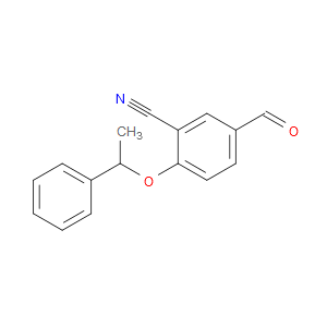 5-Formyl-2-(1-phenylethoxy)benzonitrile