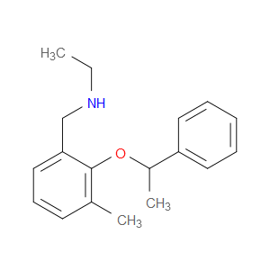 N-Ethyl-3-methyl-2-(1-phenylethoxy)benzenemethanamine