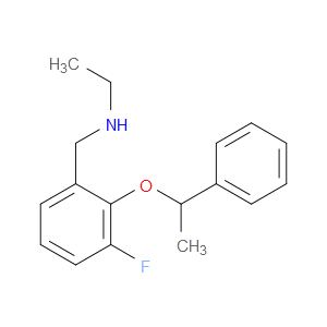 N-Ethyl-3-fluoro-2-(1-phenylethoxy)benzenemethanamine