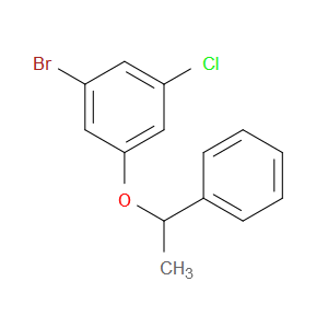 1-Bromo-3-chloro-5-(1-phenylethoxy)benzene