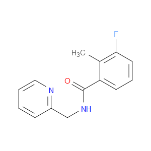 Benzamide, 3-fluoro-2-methyl-N-(2-pyridinylmethyl)-