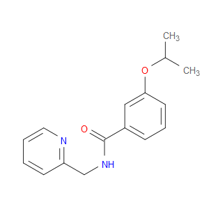 3-(1-Methylethoxy)-N-(2-pyridinylmethyl)benzamide