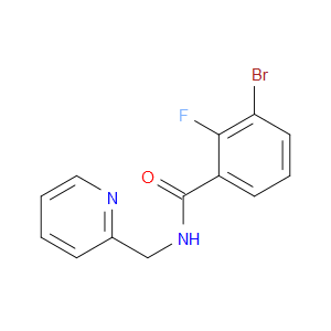 3-Bromo-2-fluoro-N-(2-pyridinylmethyl)benzamide