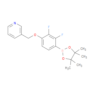 Pyridine, 3-[[2,3-difluoro-4-(4,4,5,5-tetramethyl-1,3,2-dioxaborolan-2-yl)phe...