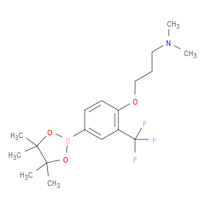 N,N-Dimethyl-3-[4-(4,4,5,5-tetramethyl-1,3,2-dioxaborolan-2-yl)-2-(trifluorom...