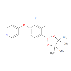Pyridine, 4-[2,3-difluoro-4-(4,4,5,5-tetramethyl-1,3,2-dioxaborolan-2-yl)phen...