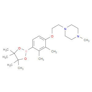 Piperazine, 1-[2-[2,3-dimethyl-4-(4,4,5,5-tetramethyl-1,3,2-dioxaborolan-2-yl...