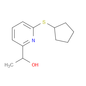 6-(Cyclopentylthio)-α-methyl-2-pyridinemethanol