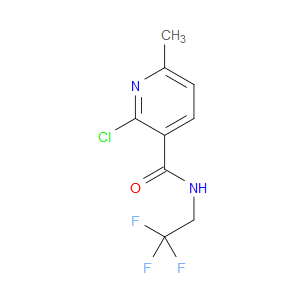 2-Chloro-6-methyl-N-(2,2,2-trifluoroethyl)-3-pyridinecarboxamide