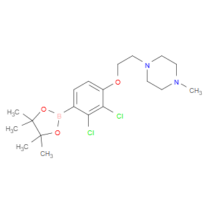 Piperazine, 1-[2-[2,3-dichloro-4-(4,4,5,5-tetramethyl-1,3,2-dioxaborolan-2-yl...