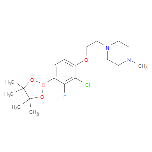 Piperazine, 1-[2-[2-chloro-3-fluoro-4-(4,4,5,5-tetramethyl-1,3,2-dioxaborolan...