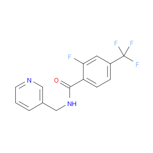 Benzamide, 2-fluoro-N-(3-pyridinylmethyl)-4-(trifluoromethyl)-