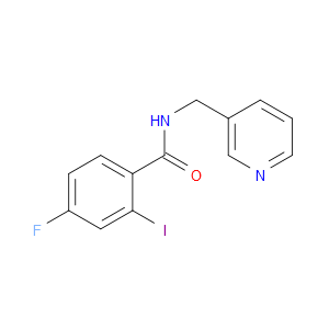 4-Fluoro-2-iodo-N-(3-pyridinylmethyl)benzamide