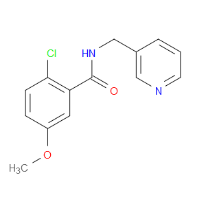 Benzamide, 2-chloro-5-methoxy-N-(3-pyridinylmethyl)-