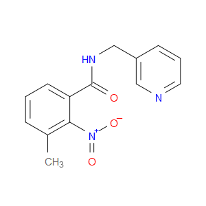 3-methyl-2-nitro-N-(pyridin-3-ylmethyl)benzamide