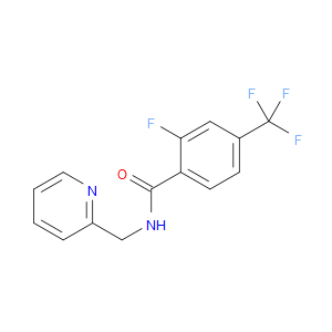 Benzamide, 2-fluoro-N-(2-pyridinylmethyl)-4-(trifluoromethyl)-