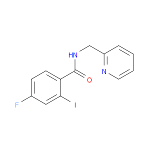 4-Fluoro-2-iodo-N-(2-pyridinylmethyl)benzamide