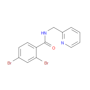 2,4-Dibromo-N-(2-pyridinylmethyl)benzamide