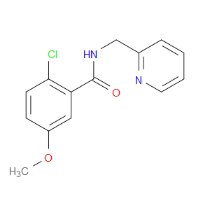 Benzamide, 2-chloro-5-methoxy-N-(2-pyridinylmethyl)-