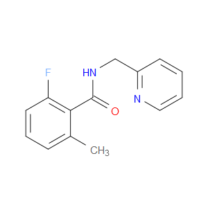 Benzamide, 2-fluoro-6-methyl-N-(2-pyridinylmethyl)-